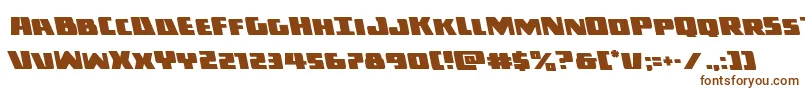 Шрифт Darkallianceleft – коричневые шрифты на белом фоне