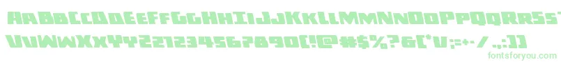 Шрифт Darkallianceleft – зелёные шрифты на белом фоне