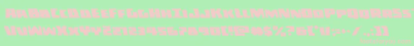 Czcionka Darkallianceleft – różowe czcionki na zielonym tle