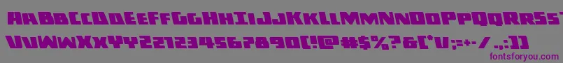 Шрифт Darkallianceleft – фиолетовые шрифты на сером фоне