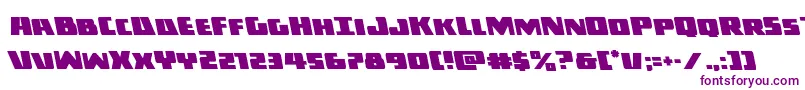 Darkallianceleft-fontti – violetit fontit valkoisella taustalla