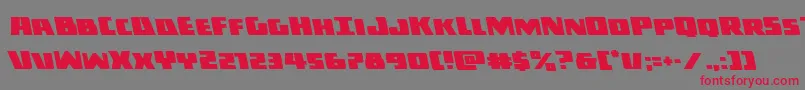 Darkallianceleft Font – Red Fonts on Gray Background