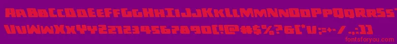 Darkallianceleft Font – Red Fonts on Purple Background
