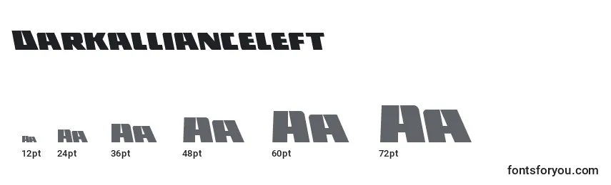 Darkallianceleft Font Sizes