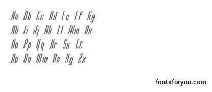 Schriftart AngloysgarthItalic