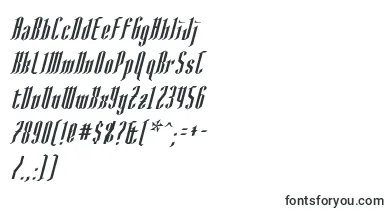  AngloysgarthItalic font