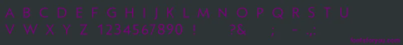 Larimar Font – Purple Fonts on Black Background