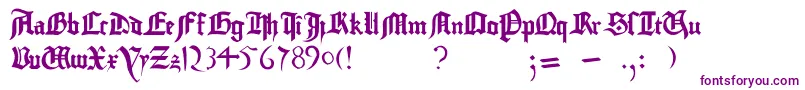 GutenbergBibelschrift Font – Purple Fonts