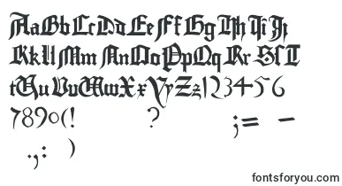  GutenbergBibelschrift font