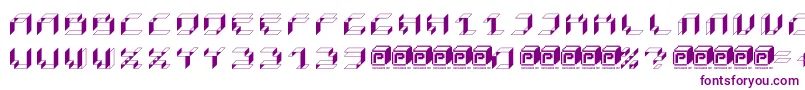 More about PapercubeBox Font PapercubeBox Font – Purple Fonts on White Background