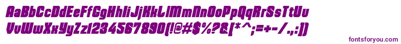 フォントDohrmaItalic – 紫色のフォント