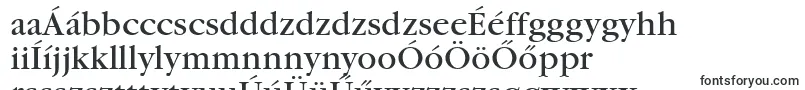 GarfeldNova-fontti – unkarilaiset fontit