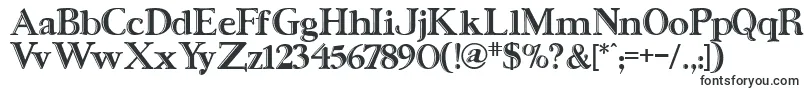 UrsaSerifengraved Font – Fonts for designers