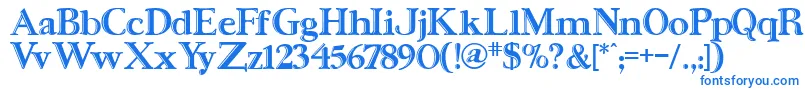 UrsaSerifengraved Font – Blue Fonts