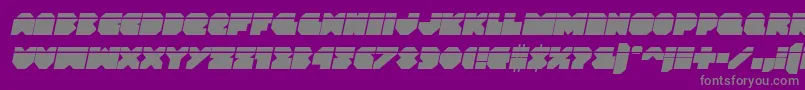 Lisätietoja Vxrocketlaserital-fontista Vxrocketlaserital-fontti – harmaat kirjasimet violetilla taustalla