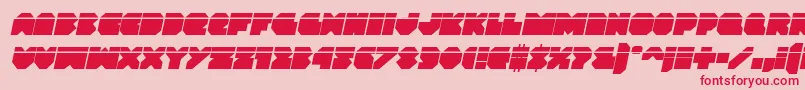 fuente Vxrocketlaserital – Fuentes Rojas Sobre Fondo Rosa