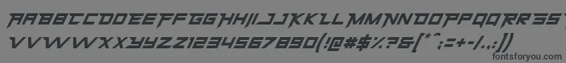 HermesRegular Font – Black Fonts on Gray Background