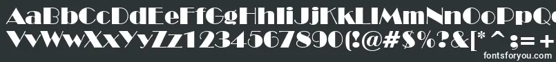 StHarlemNights Font – White Fonts on Black Background