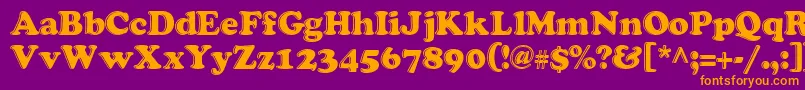 More about Grease ffy Font Grease ffy Font – Orange Fonts on Purple Background