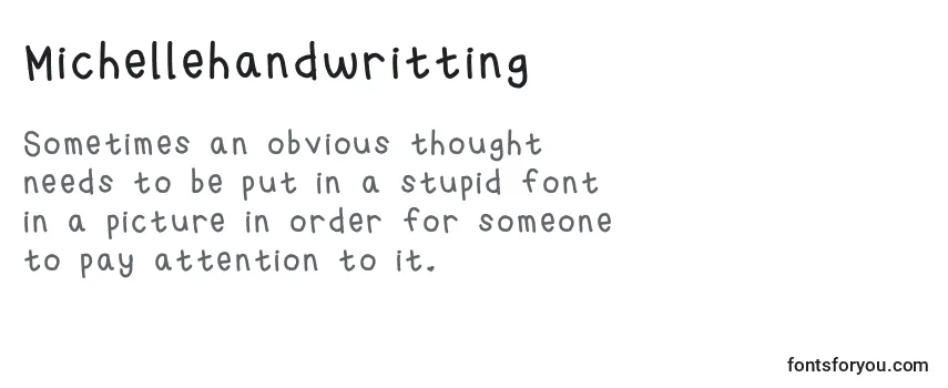 Michellehandwritting-fontti