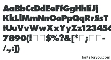  FuturaExtrabold font