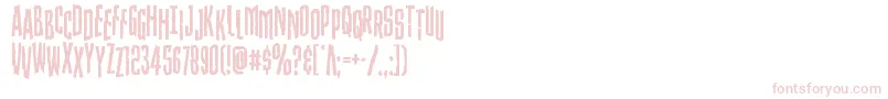 Strangerdangerstag Font – Pink Fonts on White Background