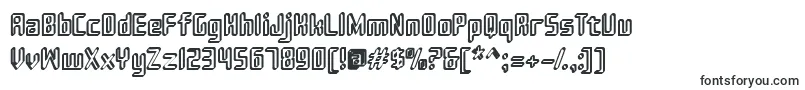 Шрифт Sujeta3D – заполненные шрифты