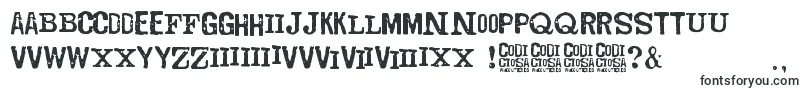 Codociosa Font – Garbled Fonts