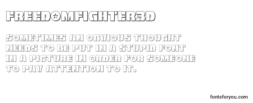 Шрифт Freedomfighter3D