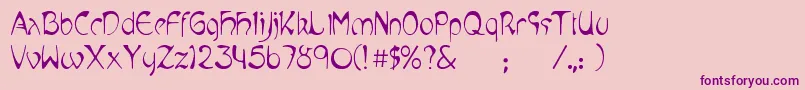 En savoir plus sur la police Mucha Police Mucha – polices violettes sur fond rose