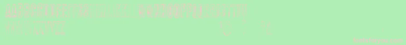 VtksCarrier Font – Pink Fonts on Green Background