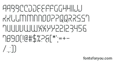  SkydiverOnTheWing font