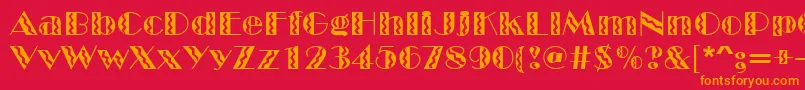 More about MarqueeflashRegular Font MarqueeflashRegular Font – Orange Fonts on Red Background