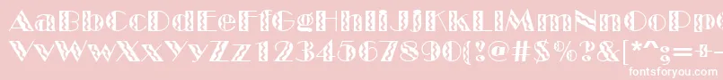 fuente MarqueeflashRegular – Fuentes Blancas Sobre Fondo Rosa