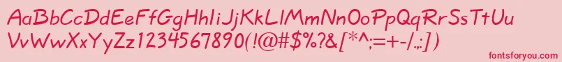 En savoir plus sur la police Quillscript Police Quillscript – polices rouges sur fond rose