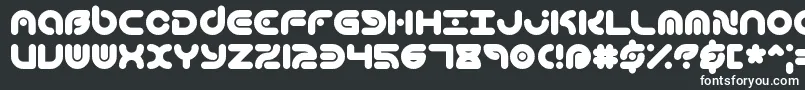 フォントTechniqu – 黒い背景に白い文字