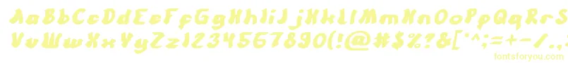 CartoonItalic Font – Yellow Fonts