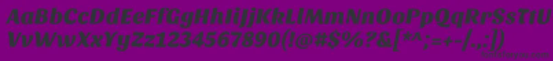 More about Sansitaone Font Sansitaone Font – Black Fonts on Purple Background