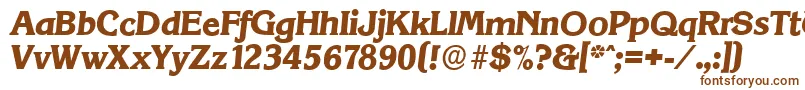 KorinthserialXboldItalic Font – Brown Fonts