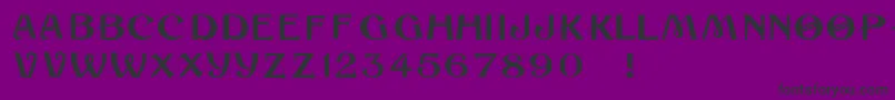 Подробнее о шрифте Cuban Шрифт Cuban – чёрные шрифты на фиолетовом фоне