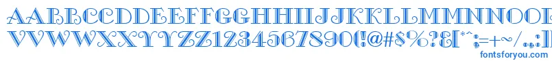 GalleryRegular Font – Blue Fonts