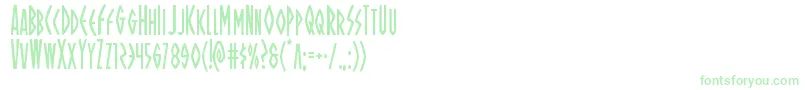 Ohmightyisiscond Font – Green Fonts on White Background