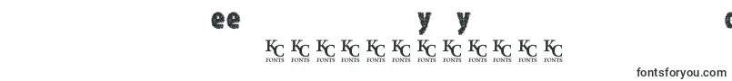 TypexerodemoKcfonts Font – Frisian Fonts