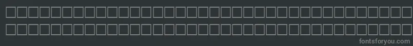 Шрифт AfAbhaNormalTraditional – серые шрифты на чёрном фоне