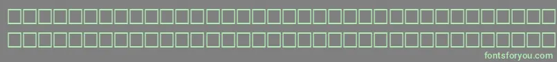 AfAbhaNormalTraditional Font – Green Fonts on Gray Background