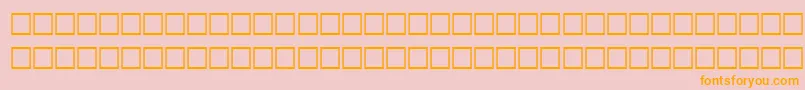 AfAbhaNormalTraditional Font – Orange Fonts on Pink Background