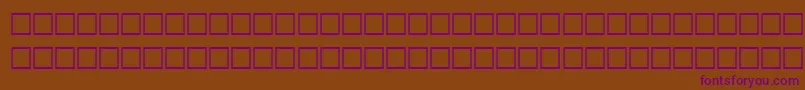 AfAbhaNormalTraditional-Schriftart – Violette Schriften auf braunem Hintergrund