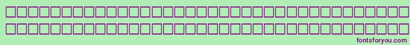 AfAbhaNormalTraditional Font – Purple Fonts on Green Background