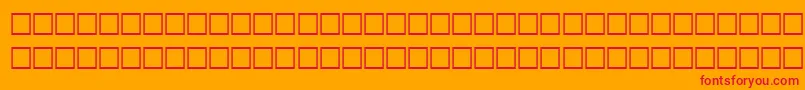 AfAbhaNormalTraditional Font – Red Fonts on Orange Background