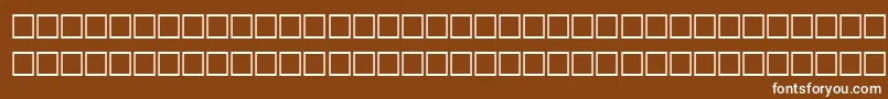 フォントAfAbhaNormalTraditional – 茶色の背景に白い文字